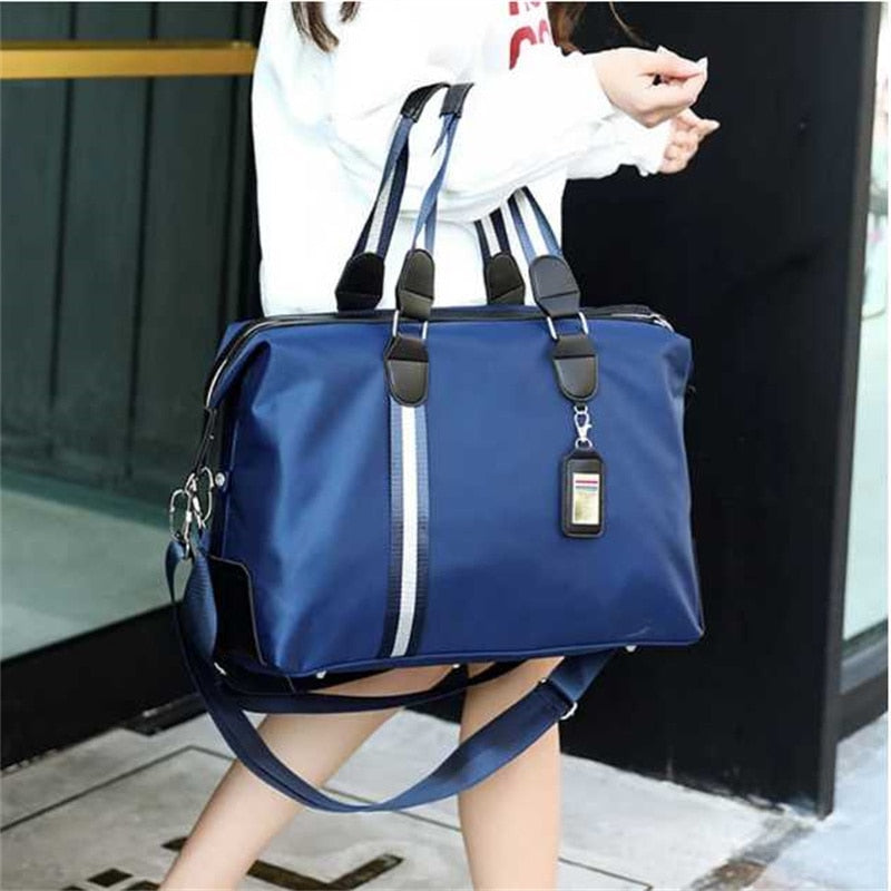 Large Capacity Men's Travel Bag Women Waterproof Nylon Hand Luggage Crossbody Multifunction Duffle Bags Packing Cubes Tote