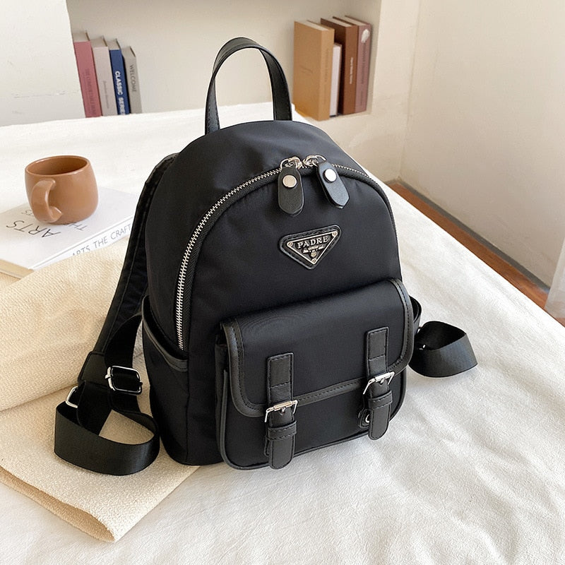 Women Luxury Brand Nylon Fabric Waterproof Female Backpack Fashion Leisure Girl Backpack Bag Mochila Shoulder Bag