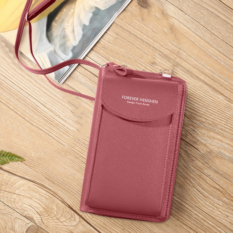 Luxury Women's Handbags Pu Leather Bag For Woman Female Clutch Phone Bags Women Business Card Holder Wallet Shoulder Bag
