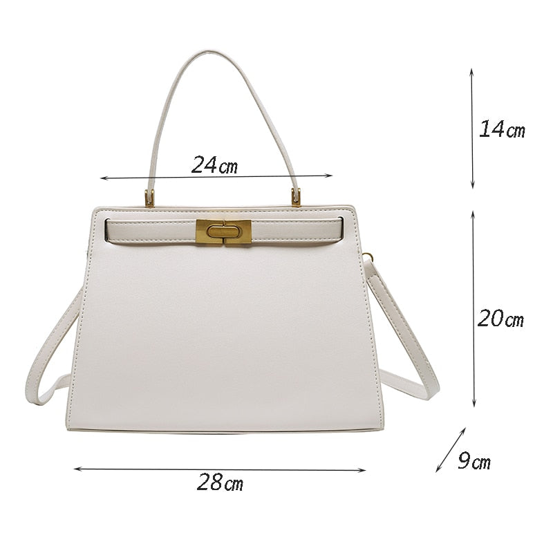 Women Bags Fashion Female Bags New Commute Shoulder Bags Solid Pu Leather Handbags Crossbody Bag for Ladies Luxury Messenger Bag