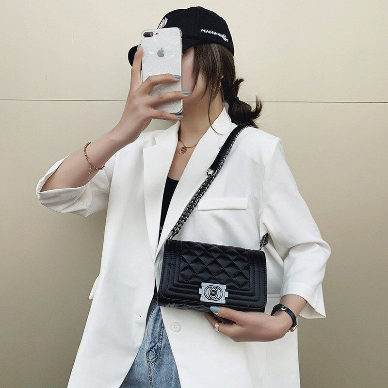 Shoulder Bags High Capacity Handbags Famous Luxury Designer PU leather Folds Square Lingge For Women Bags Soft Tote Women's Bag