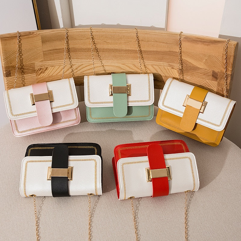 Small square bag fashion shoulder messenger bag chain bag female bag purses luxury handbags women bags designer crossbody bags