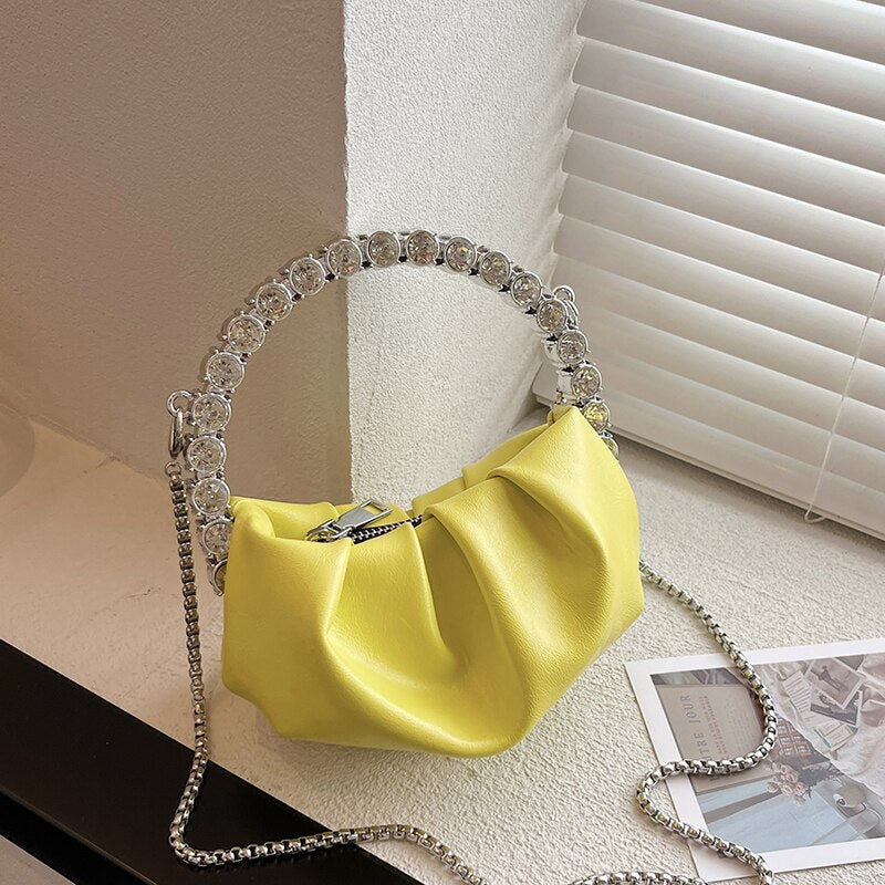 Fashion Female Mini Banquet Bag Handbags Luxury Designer Chain Shoulder Messenger Bags High Quality Cosmetic Diamond Women's Bag