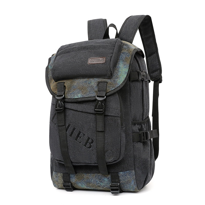 Classic Canvas Backpack Men Large Capacity Travel Men Backpack Bag Casual Computer Laptop Backpack Men Preppy Style School Bag