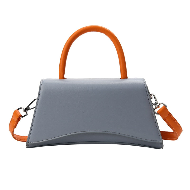 Contrasting Color Small Square Bag New High-quality Ladies Luxury Casual Simple Shoulder Bag Trendy Fashion Messenger Bag
