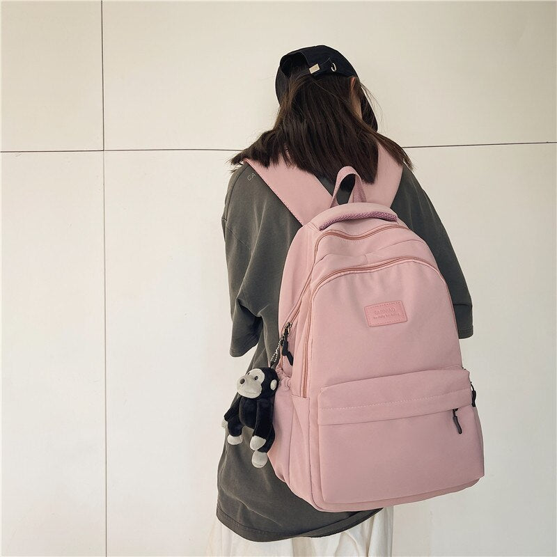 waterproof travel Nylon Backpack for Teenagers outdoor travel Schoolbags for Girl Large Capacity Fashion Ladies Backbags Mochila