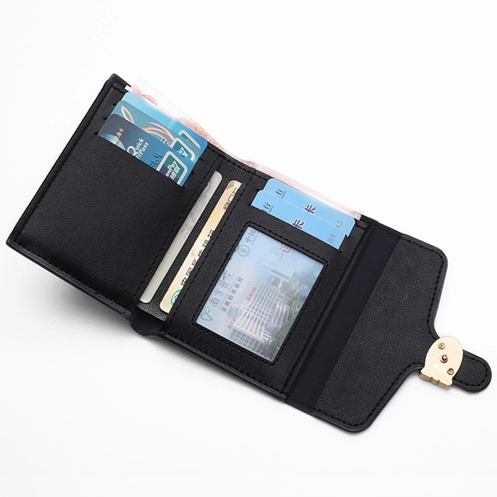 Newest Luxury Women Wallet Simple Fashion Money Coin Bag Ladies Leather ID Card Holder