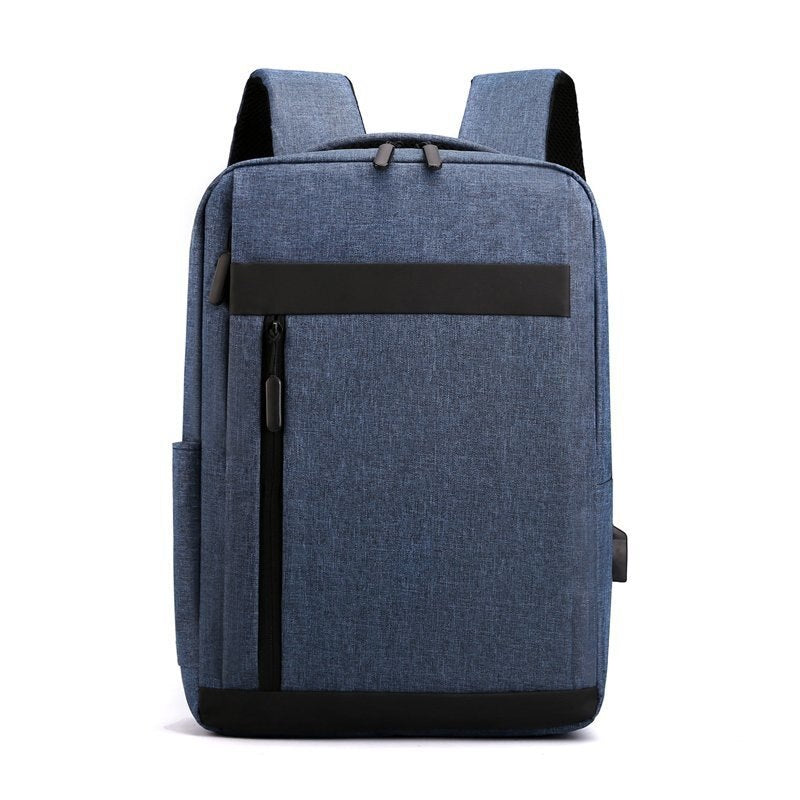 Men'S Business Computer Backpack Travel Simple Solid Color Backpacks Affordable Unisex Nylon Fashion Male Backpack