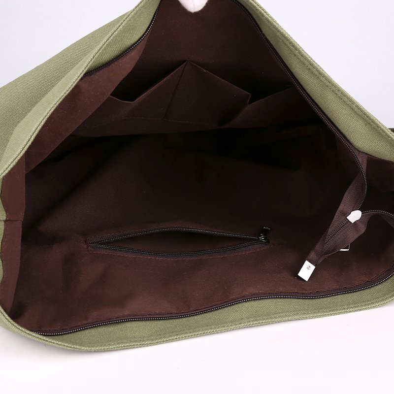 Fashion Canvas Women Bags Casual Totes Female Large Travel Shoulder Messenger Bag College Student Bag Solid Color Lady Handbags