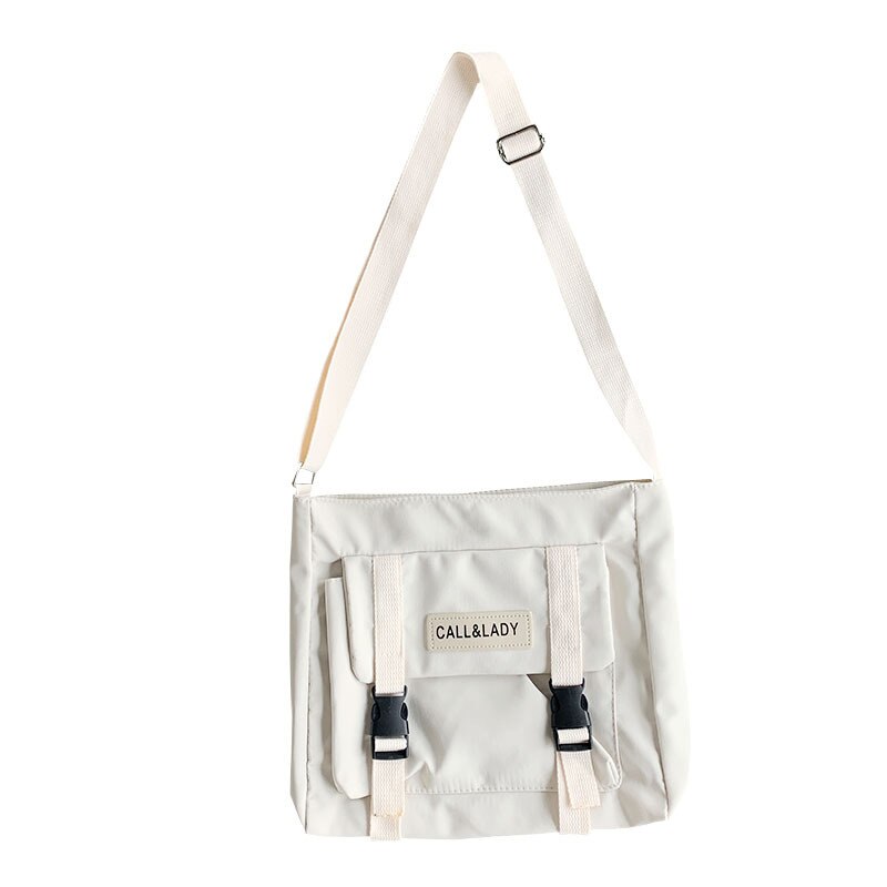 Young Women Large Capacity Of The Single Shoulder Bag Pack Waterproof Pure Color Messenger Bag Of Inclined Students Pack