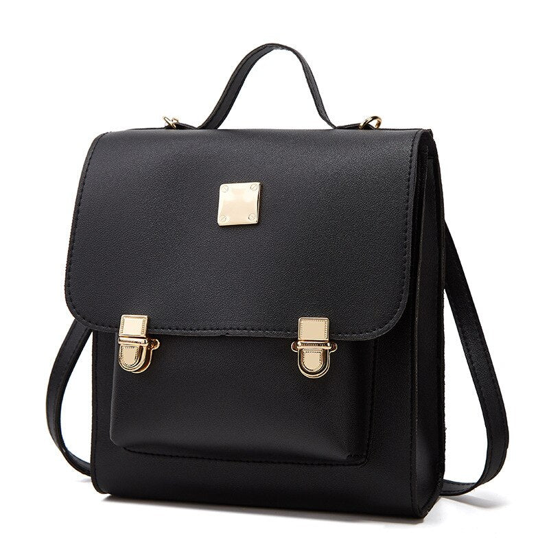 British College Style small Backpack Women Bag Trendy Fashion All-match Retro Shoulder M essenger Backpack
