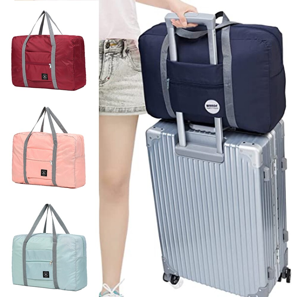 Large Capacity Travel Bags Men Clothing Organize Travel Bag Storage Bags Luggage Bag Women Handbag Petal Butterfly Printing