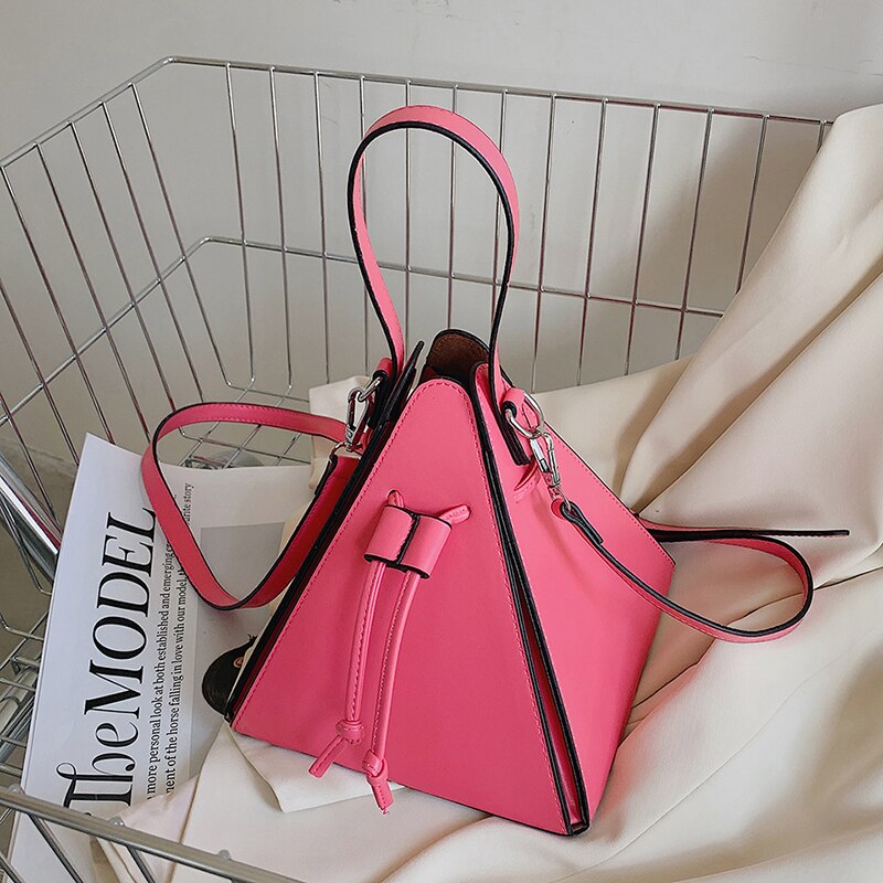 Fashion Ladies Shoulder Bags Handbag Sense of luxury Women Bags High quality Leather Crossbody Bag Designer Female Triangle Bags