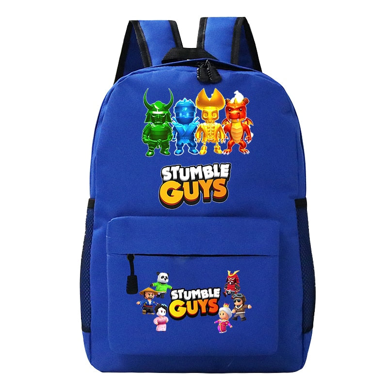 Stumble Guys School Bag 2023 Trendy Backpacks Student Bag Kawaii Light Simple Backpack Cute Multifunction Ripstop School Bag