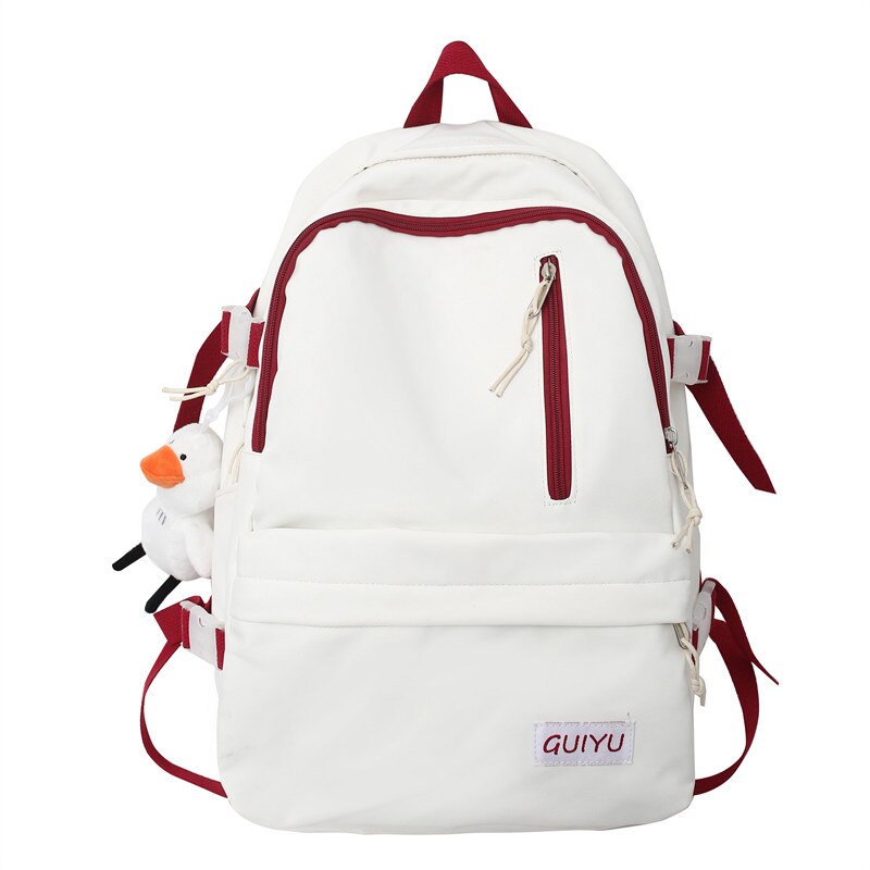 Cool Female Waterproof College Backpack Lady Nylon Laptop Backpack Book Girl Travel Student Bag Fashion Women School Bags Trendy