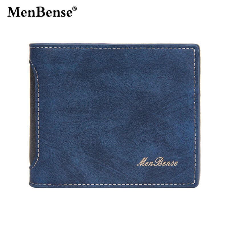 Men's Wallet Made of Leather Wax Oil Skin Purse for Men Coin Purse Short Male Card Holder Wallets Zipper Around Money Coin Purse