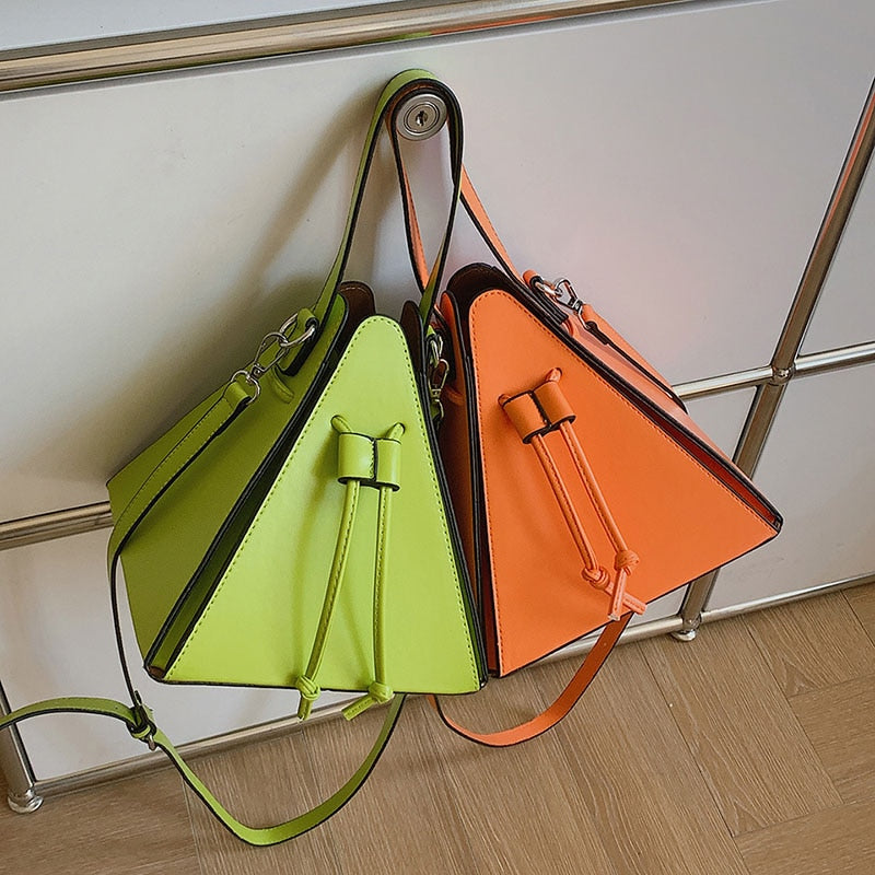 Fashion Ladies Shoulder Bags Handbag Sense of luxury Women Bags High quality Leather Crossbody Bag Designer Female Triangle Bags