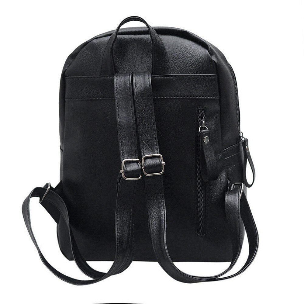 Women's Bag Leather Backpack Satchel Travel School Rucksack sac a dos femme mochilas femininas estilosas bolso mochila mujer