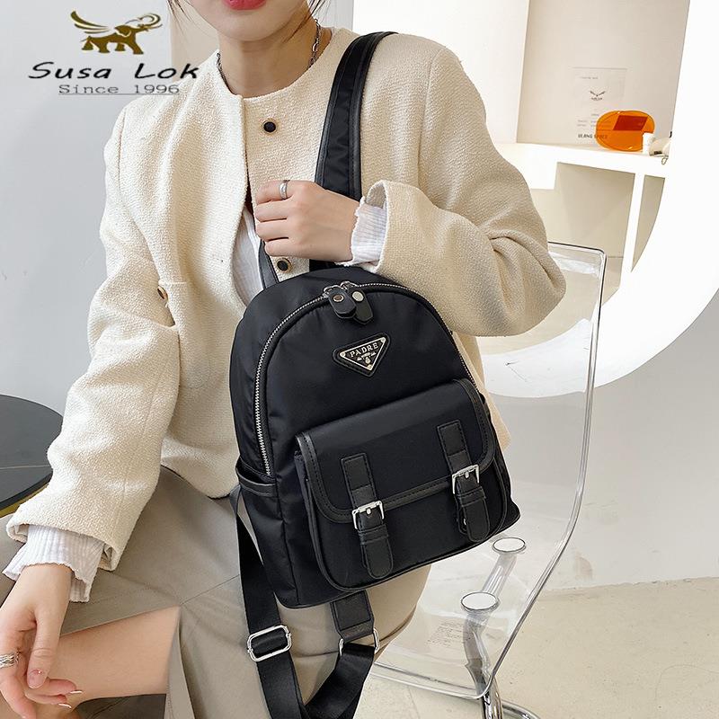 Women Luxury Brand Nylon Fabric Waterproof Female Backpack Fashion Leisure Girl Backpack Bag Mochila Shoulder Bag