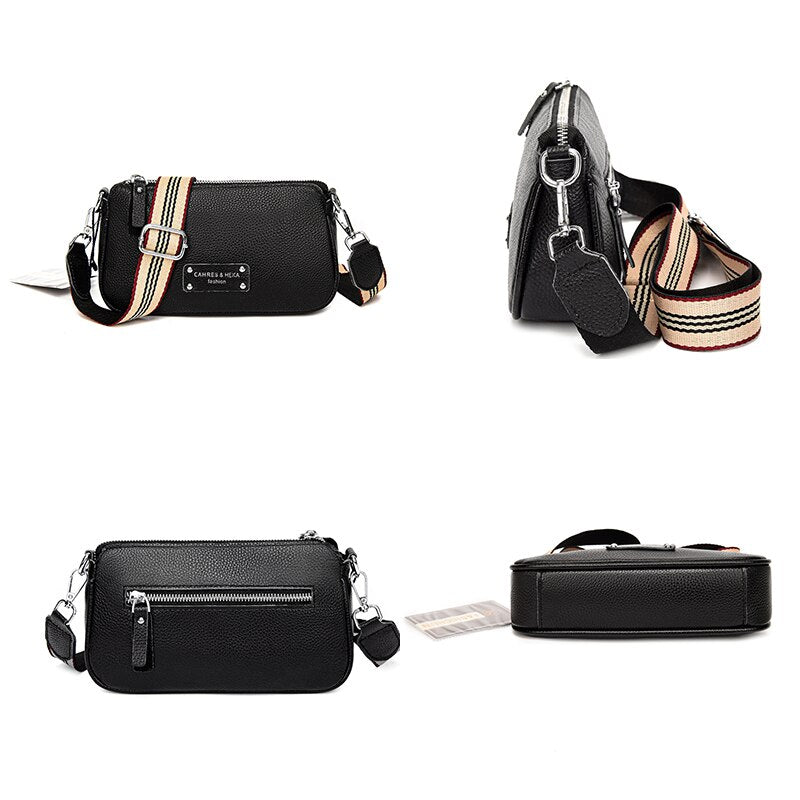 Designer Crossbody Bag Women Famous Brand Genuine Leather Women's Bag Cowhide small Handbag Fashion Shoulder Women Bag Leather