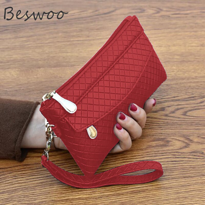 Hot Sale Women's Wallet Fashion PU Leather Coin Wallet Card Holders Clutch Women's Purse Handbag Phone Pocket Female Wallets