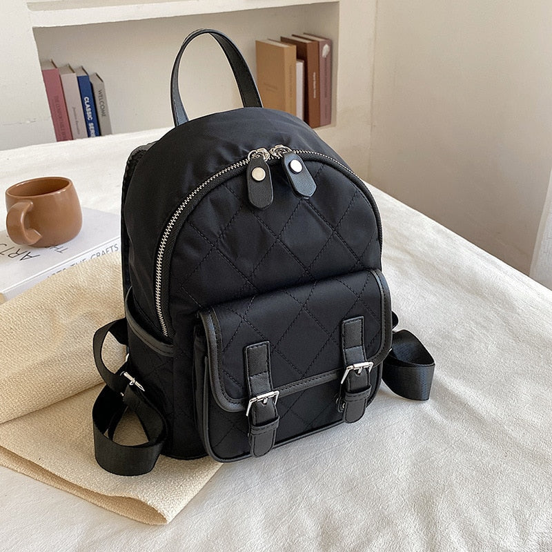 Women Luxury Brand Nylon Fabric Waterproof Female Backpack Fashion Leisure Girl Backpack Bag Mochila Shoulder Bag