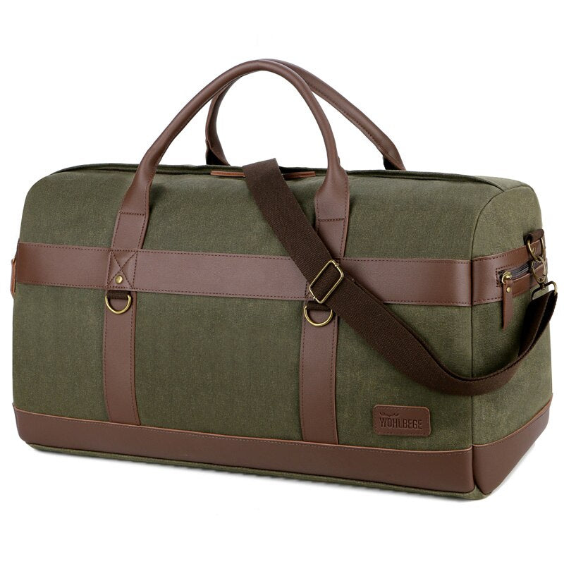 1pc/2pc Travel Bags Large Capacity Handbags Luggage Canvas Bag Cut-proof Overnight Travel Shoulder Bags briefcase Dropshipping