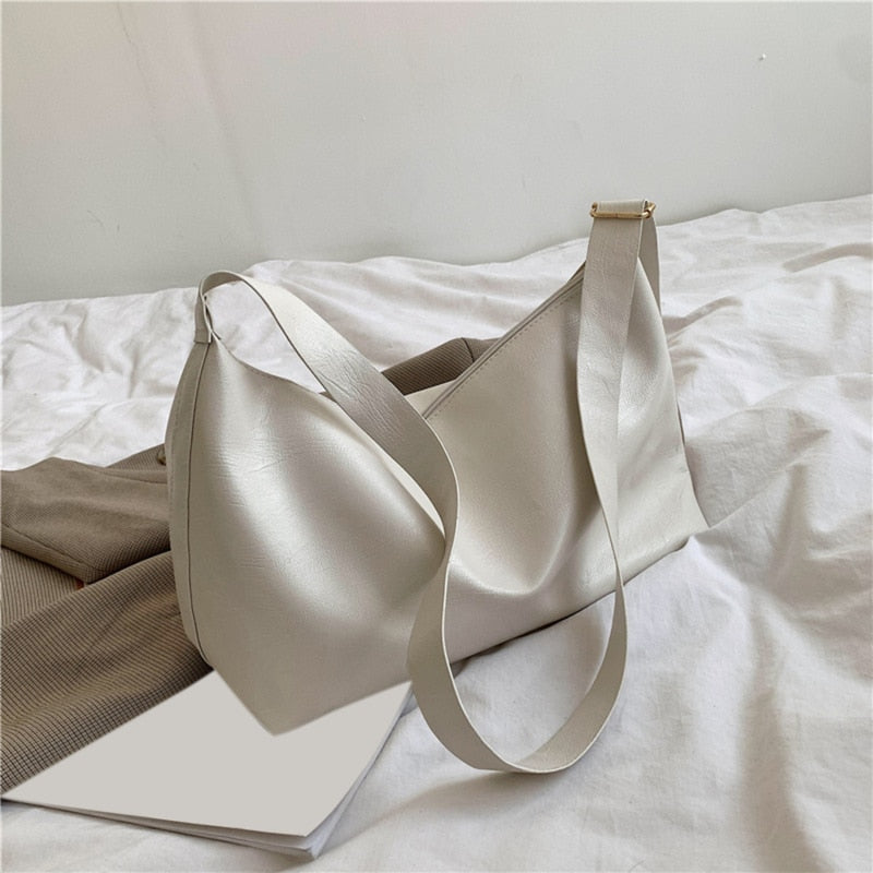 Women Leather Handbags Women's PU Tote Bag Large Capacity Female Shoulder Bags Solid Casual Women Bags Bolsas Femininas