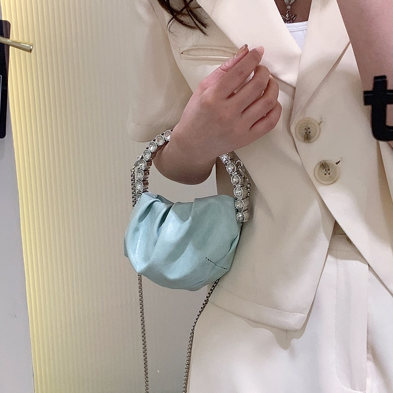 Fashion Female Mini Banquet Bag Handbags Luxury Designer Chain Shoulder Messenger Bags High Quality Cosmetic Diamond Women's Bag