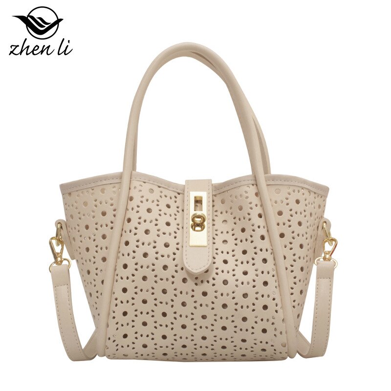 Women Pu Leather Handbags Luxury Designer Ladies Hollow Out Shoulder Bag High Quality Female Small Crossbody Bags for Women New
