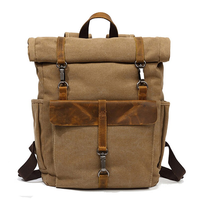 Vintage Travel Bags For Men New Canvas Backpack Luggage Rucksack Casual School Bags Mochila Laptop Backpacks