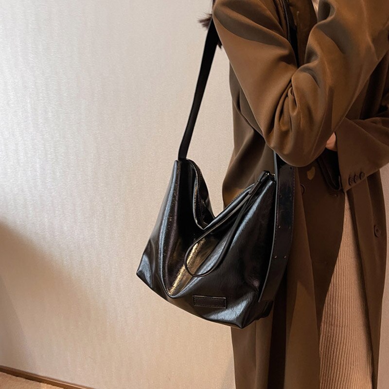 Western Style Women's New Fashion PU Leather Crossbody Bags Lady Female Woman Trendy Handbags Cross Body Zip Shoulder Sling Bag