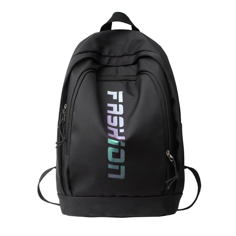 Fashion Women's backpacks Simple Couple Backpacks Students Traveling School backpacks Black Pink Female Bag