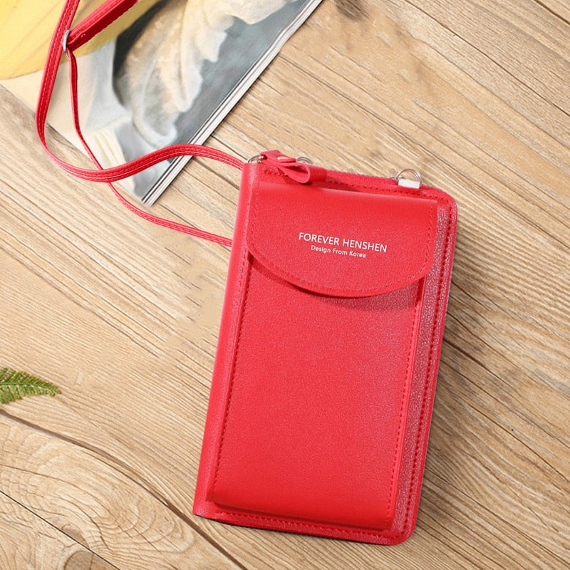 Luxury Women's Handbags Pu Leather Bag For Woman Female Clutch Phone Bags Women Business Card Holder Wallet Shoulder Bag