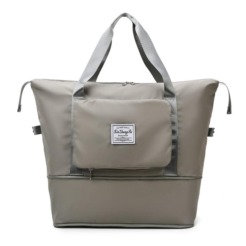Fashion Travel Bag Foldable Fitness Yoga Sports Duffel Bag for Women Waterproof Shoulder Bag Large Capacity Weekend Handbag Tote