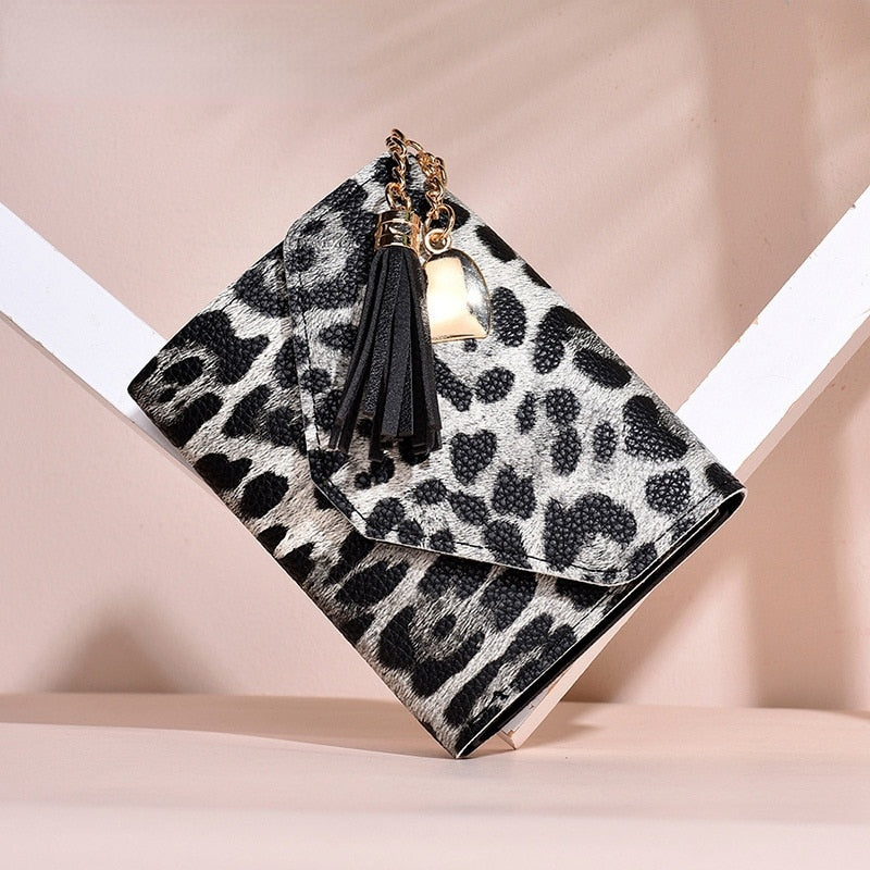 1PC Women Small Wallet Ladies Mini Tassel Wallet Cute Girl Short Zipper Lovely Pu Leather Coin Purse Female Hand Wallet Purse