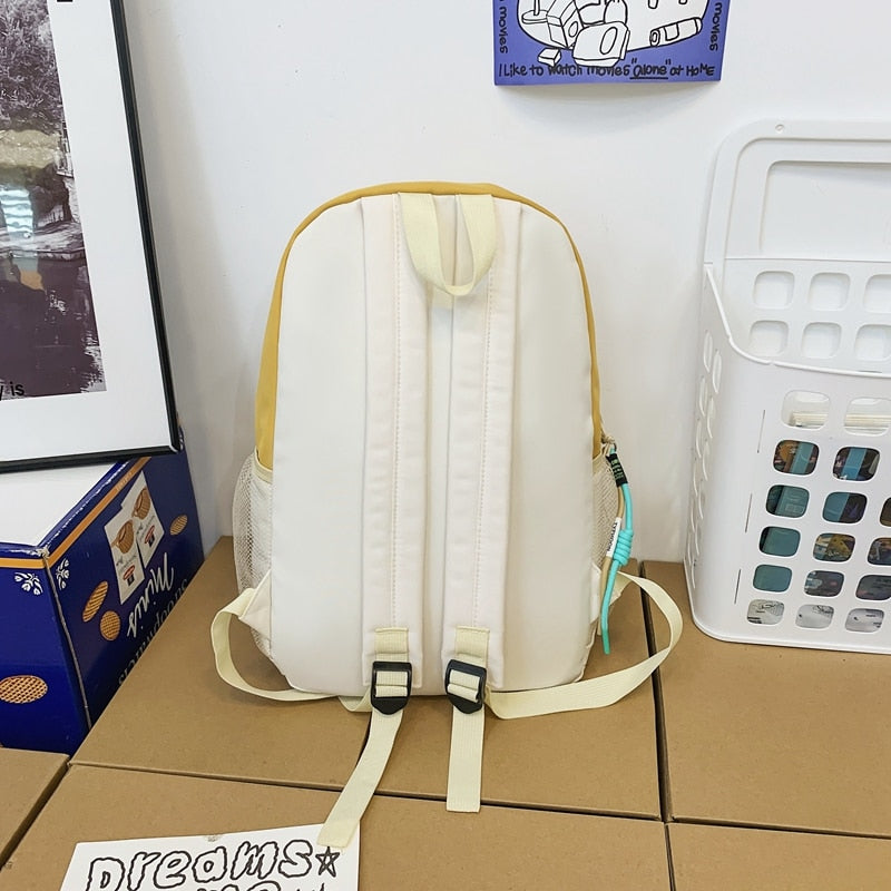 Multifunctional Fashion Cool Simple Backpacks for Women Students Large-capacity Schoolbags for College Students Laptop Bags