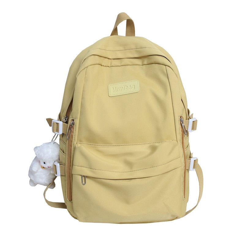 Casual Waterproof Nylon Women Bags School Backpack for Teenagers Girls Travel Backbag Mochilas Female Small Bookbag Kawaii Bag