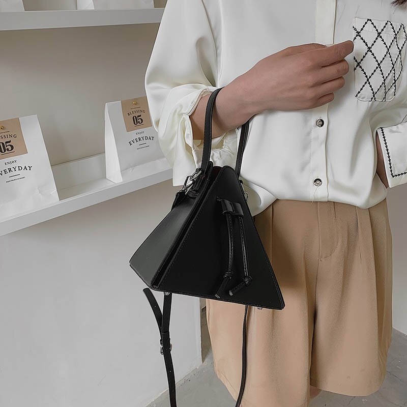 Fashion Ladies Shoulder Bags Handbag Sense of luxury Women Bags High quality Leather Crossbody Bag Designer Female Triangle Bags