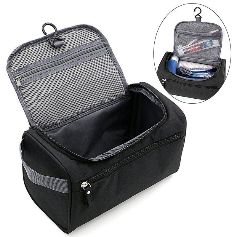 Zipper Man Women Waterproof Makeup Bag Cosmetic Bag Beauty Case Make Up Organizer Toiletry Bag Kits Storage Travel Wash Pouch