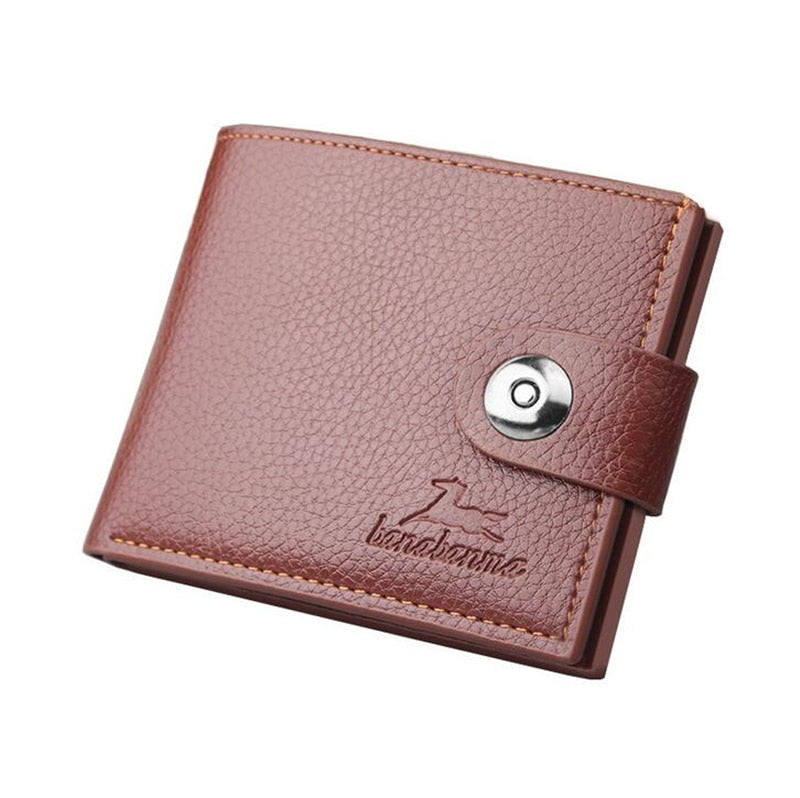 New Men Wallets Small Money Purses Wallets New Design Top Men Thin Wallet With Coin Bag Zipper Wallet