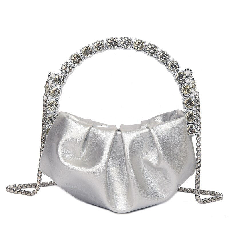 Fashion Female Mini Banquet Bag Handbags Luxury Designer Chain Shoulder Messenger Bags High Quality Cosmetic Diamond Women's Bag
