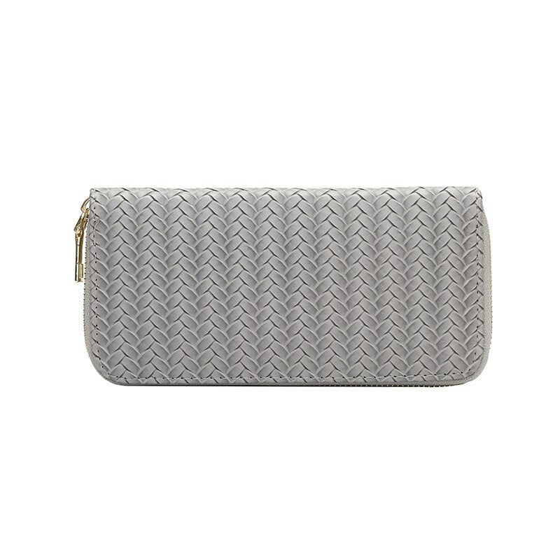 Women's Woven Wallet Wrist Handle Mobile Phone Case Long Money Bag Handbag Women's Wallet Cardholder's Wallet