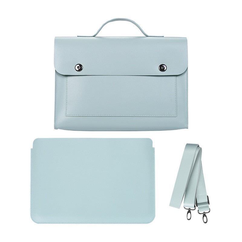 13 inch Laptop Case Sleeves Simple Business Handbag Fashion Book Air Waterproof Notebook Cover Bag Shockproof Tablet Case Stuff