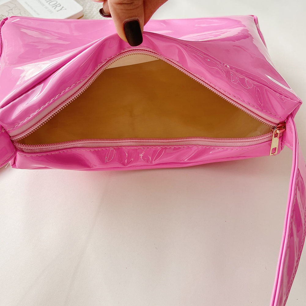 Fashion Casual Women Underarm Bag Solid Color Shopping Shoulder Handbags Elegant Ladies Versatile Women Bag