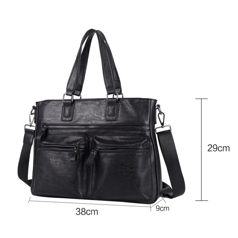 Scione Men's Shoulder Bag Nylon Material British Casual Fashion School Style High Quality Multi-function Large Capacity Design