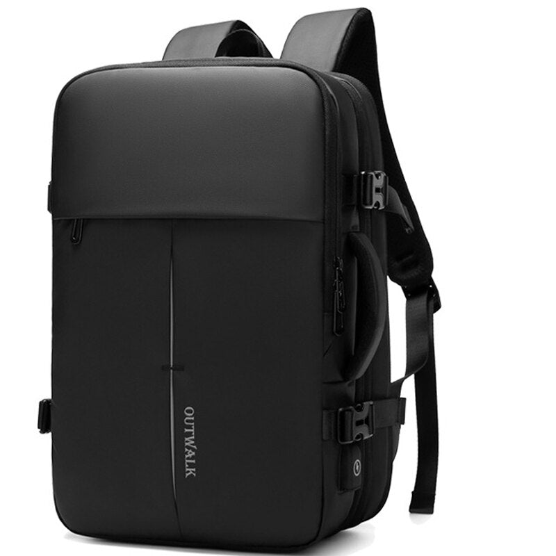 Men's Expandable 15.6 Inch Laptop Backpacks USB Waterproof Notebook Schoolbag Sports Travel School Bag Pack Backpack For Male