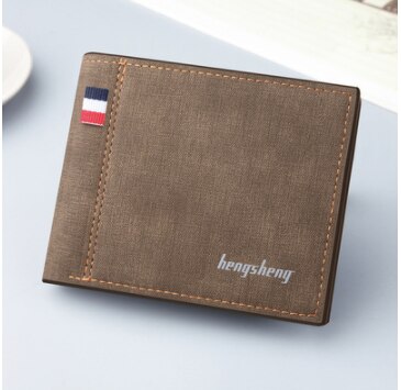 Business Men Wallets Small Money Purses Wallets New Design Dollar Price Top Men Thin Wallet With Coin Bag Zipper Coin Bag