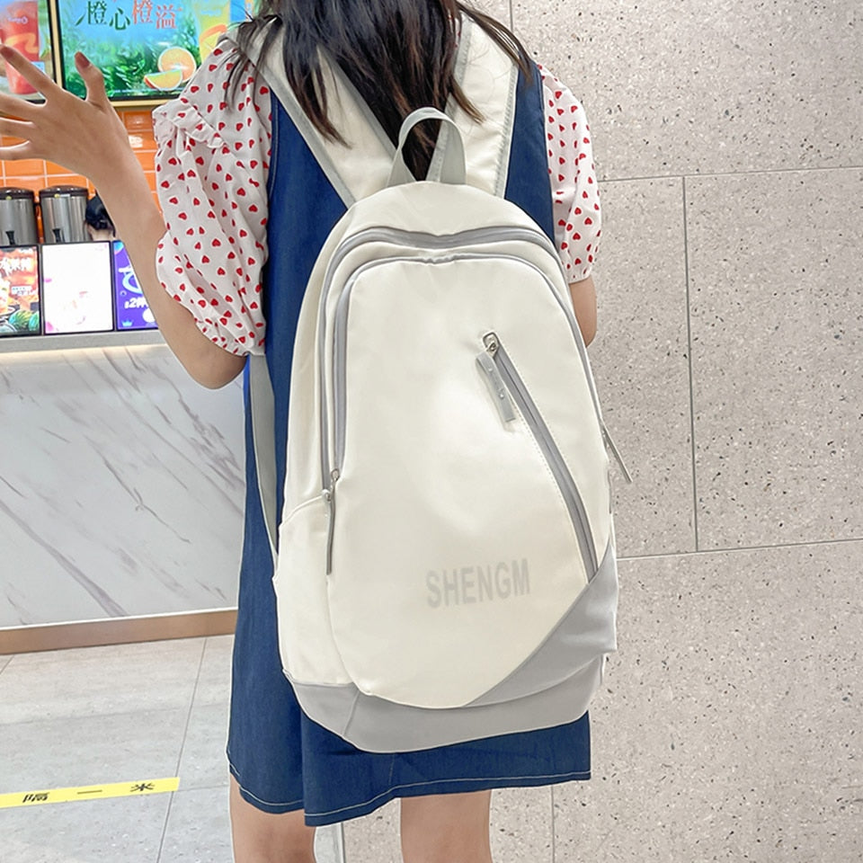 Korean Version Of The Fashion Female Student Computer Backpack Ultra-Light Large-Capacity 50 L Mountaineering Travel Backpack