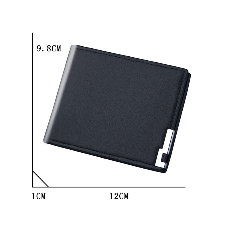 Hot Selling Fashion Men Wallets Luxury Brand Short Wallet Men's Multi-card Ultra-thin Wallet Trend No Zipper Coin Purse
